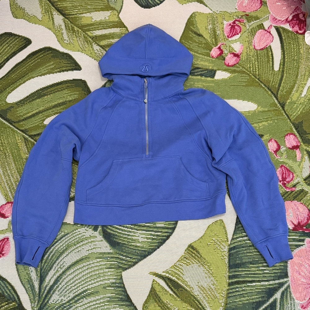 Lululemon Scuba Oversized Half Zip Hoodie Wild Indigo XS/S